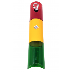 12"" Acrylic Rasta Color Steam Roller - [AJM06]